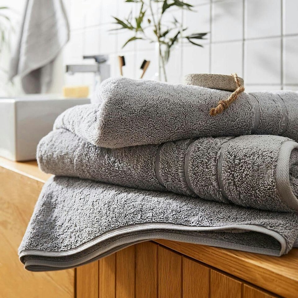 image 1 of Hotel Luxury Heavyweight 800GSM Towels - 100% Cotton Grey | Smoke Grey | Bath sheet