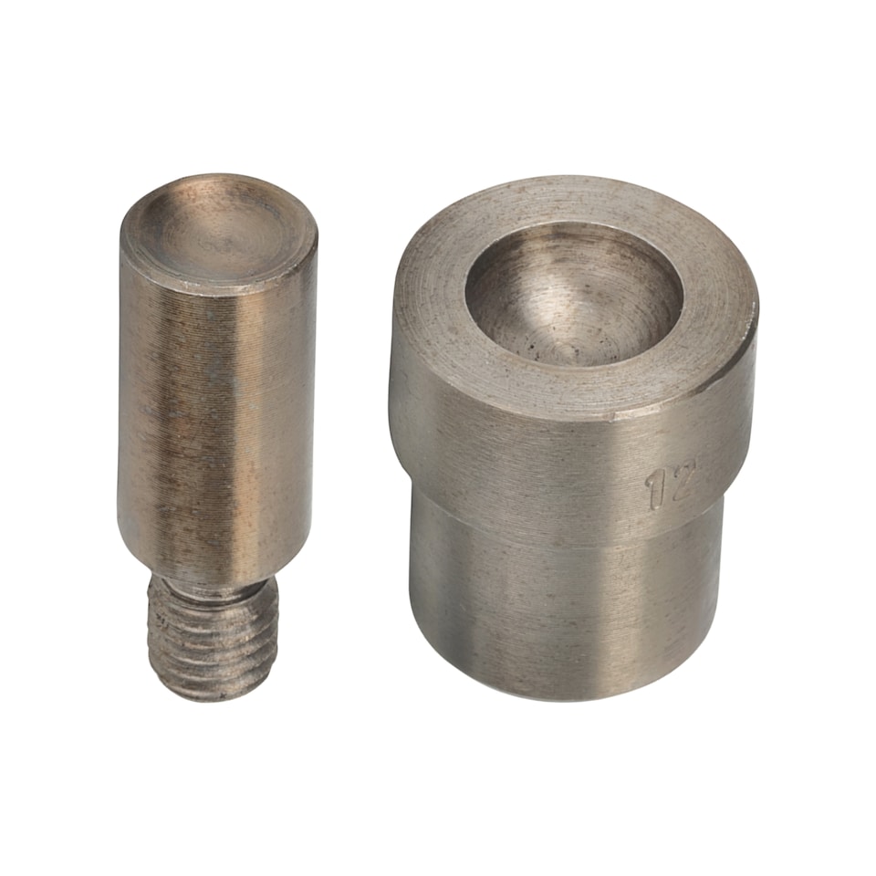 image 1 of 12mm Dome Shape Bag Feet Rivet Die Set for DIY Craft
