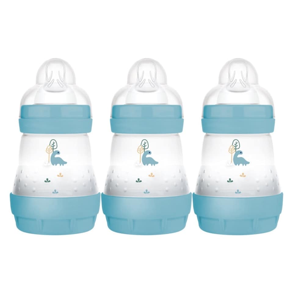 image 1 of MAM Easy Start Anti-Colic Bottle Blue 160ml 3Pk