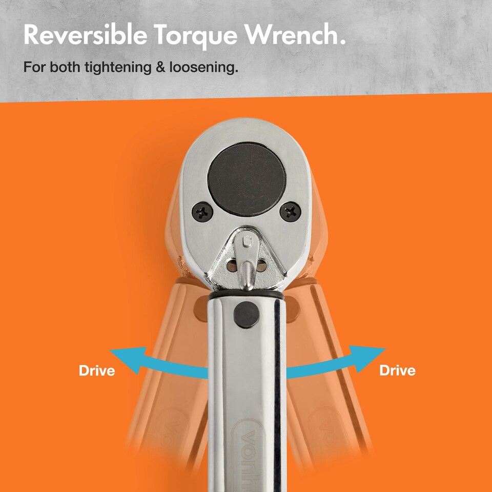 image 1 of VonHaus Half Inch Torque Wrench with Extension Bar