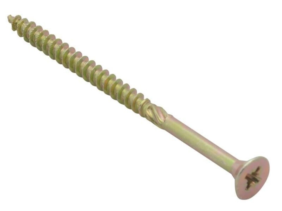 Forgefix Spectre Screw Pz Compatible Csk Zyp 5.0 X 80Mm (Box 100)