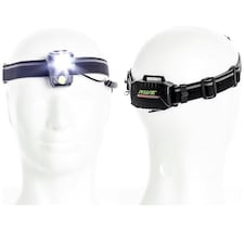 AWE Hands Free Front COB LED's & Rear Red LED's USB Rechargeable Head Lamp