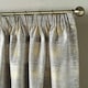 image 2 of Reflect Pencil Pleat Taped Lined Curtains - 117cm x 229cm - Ochre/Silver