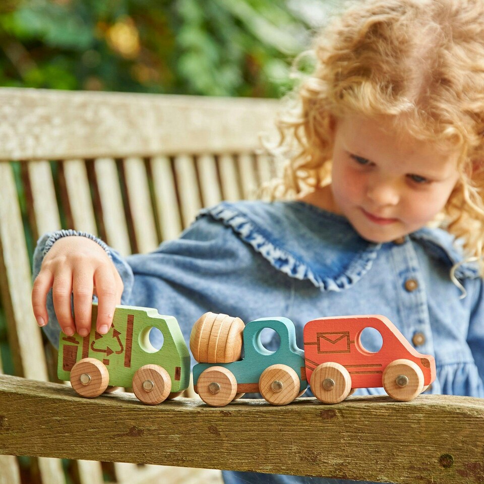 image 1 of Rainbow Wooden Community Vehicles
