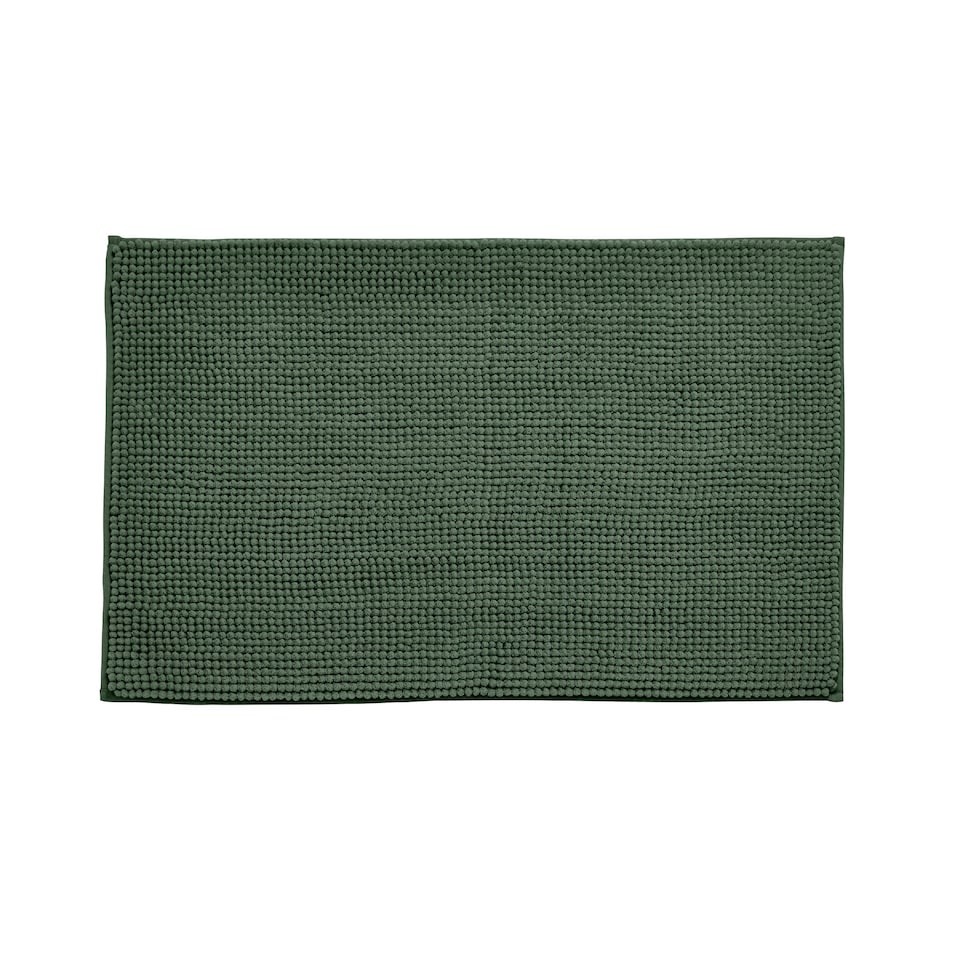 image 1 of Catherine Lansfield Bobble Bath Mat | Green | Dark Green | 50 x 80 cm