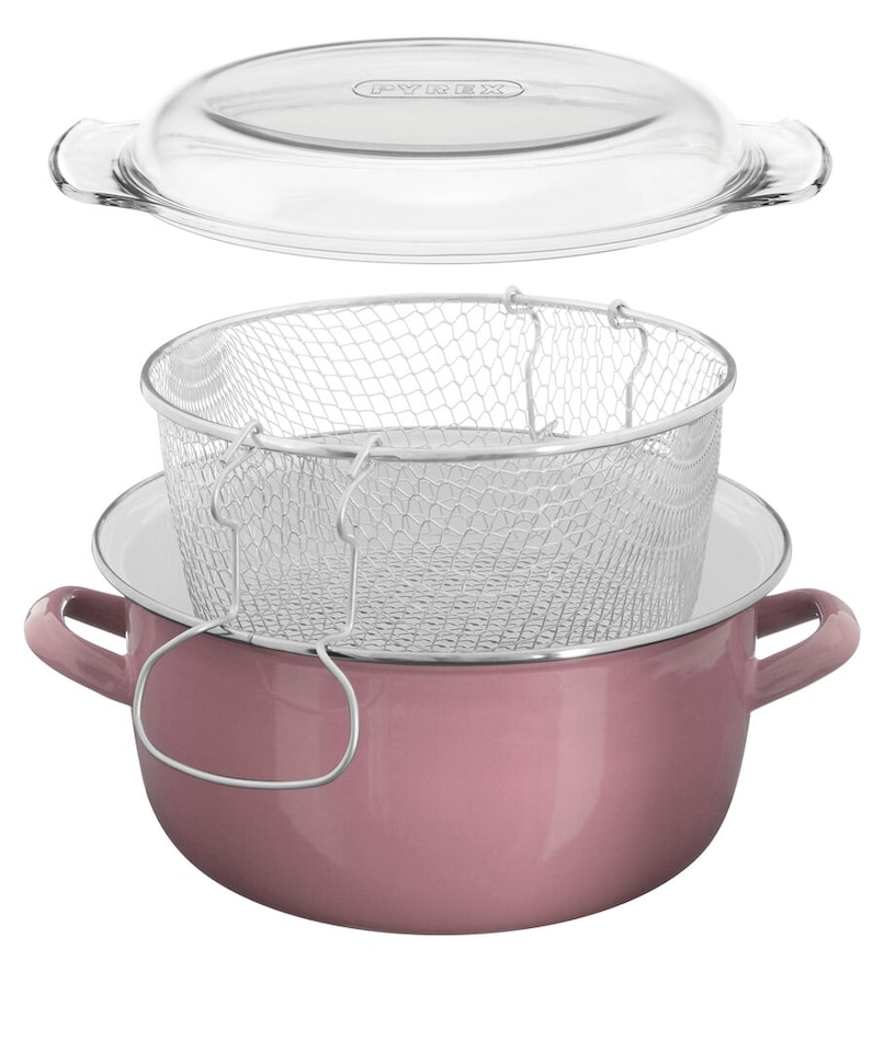 image 1 of Telo Pink Deep Fryer
