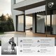 image 2 of Awning with hand crank - pressure fitted , height adjustable Grey | Light Grey | 180 x 250 cm