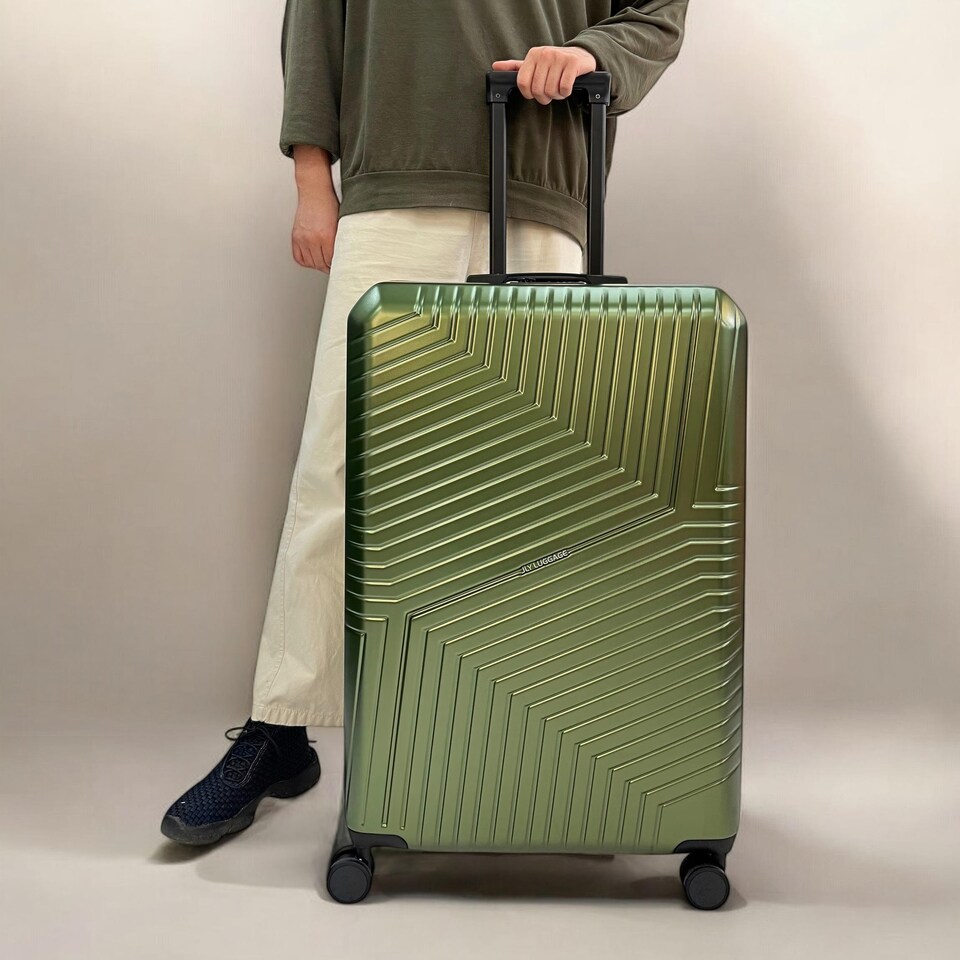 image 1 of 4 Piece Hard Shell Luggage Suitcase Set | 14'/20'/24'/28' Suitcases