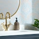 image 1 of Vintage Daisy Wallpaper in Soft Blue and Peach Multi