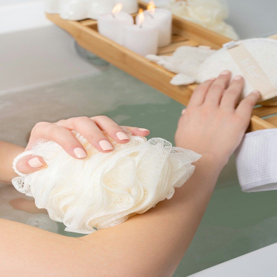image 1 of So Eco Bath & Shower Pouf