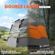 image 4 of Outsunny Double Layer Pop Up Tent with Rainfly, Portable Camping Shelter | Multi