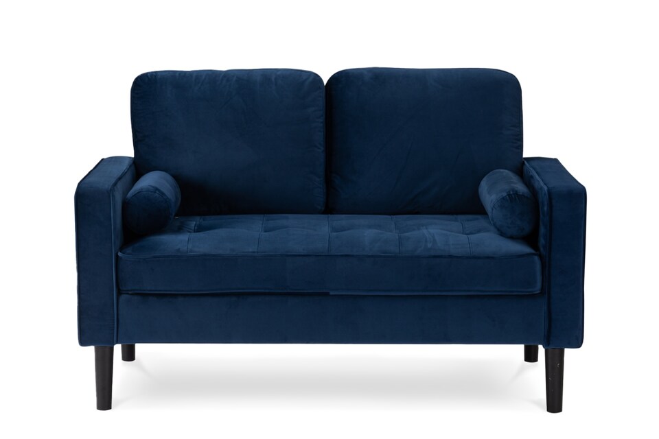 image 1 of Velvet Blue 2 Seater Sofa BRINDISI