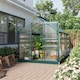 image 10 of Outsunny 6x10ft Walk-In Polycarbonate Greenhouse Plant Grow Galvanized Aluminium