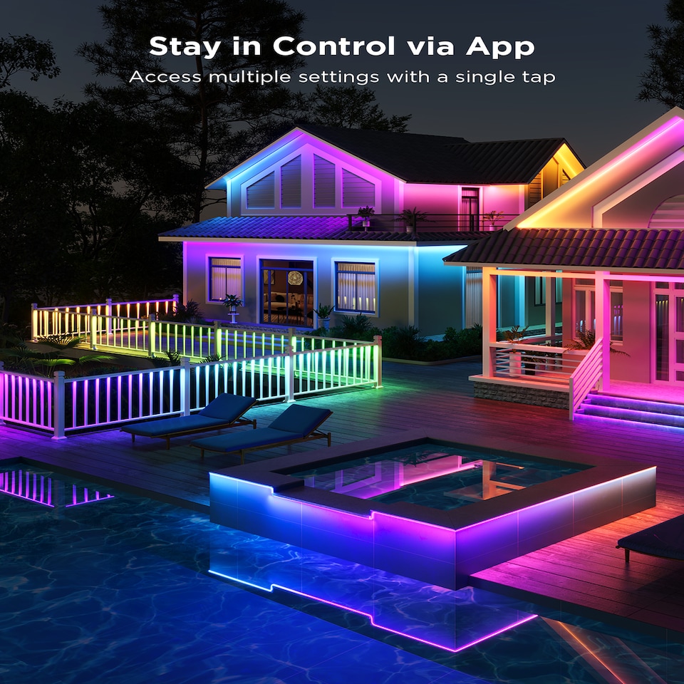 image 1 of GOVEE OUTDOOR STRIP LIGHT  10M IP65