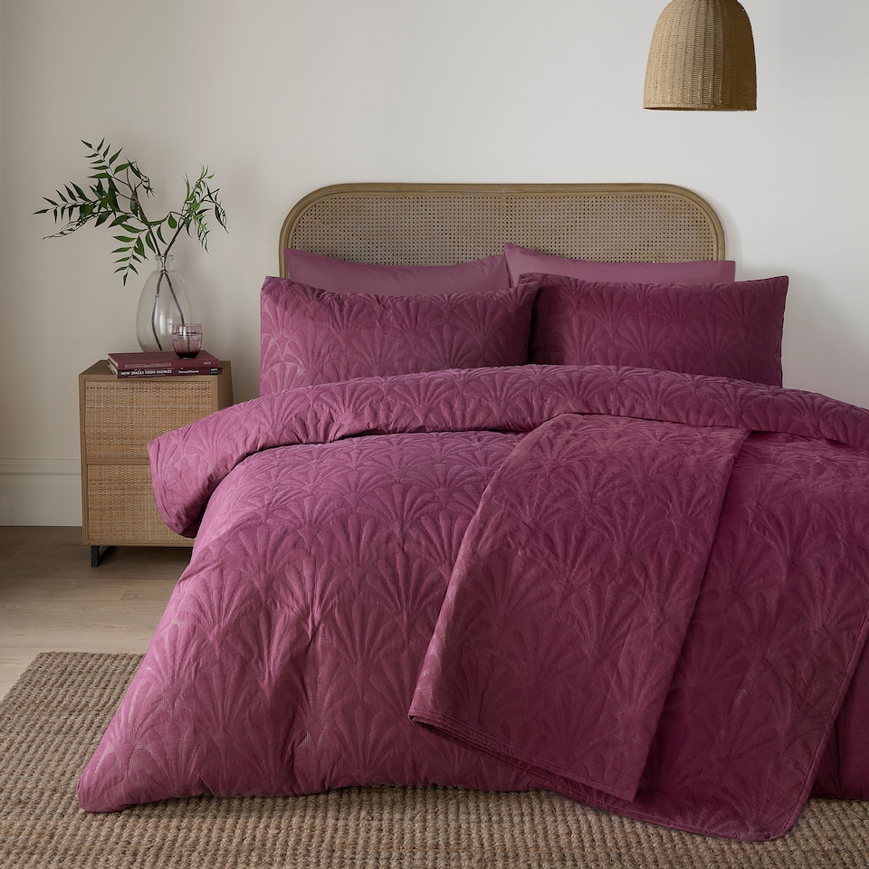 image 1 of Serene Cavali Bedspread Berry