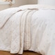 image 2 of Bianca Mini Star & Stripes Cotton Reversible Bedspread | Cream | Natural | One Size