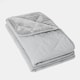image 3 of OHS Thermal Quilted Pet Dog Blanket Throw, 100x120cm - Grey