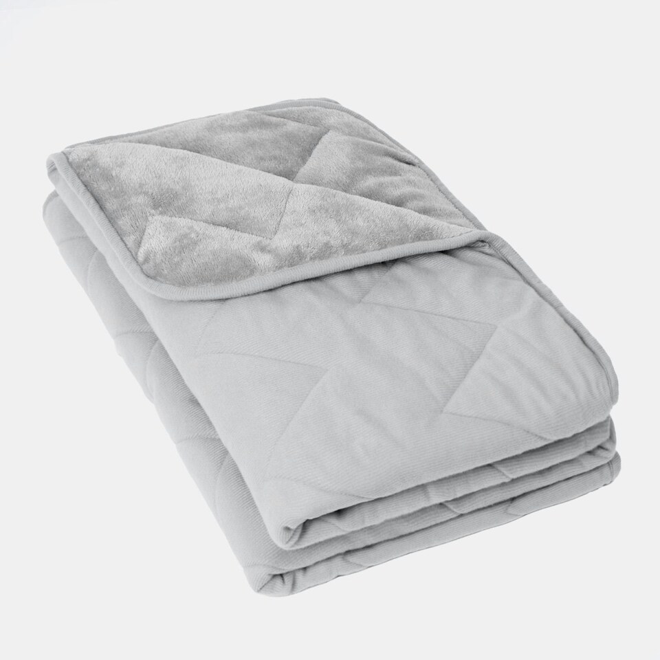 image 1 of OHS Thermal Quilted Pet Dog Blanket Throw, 100x120cm - Grey