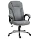 image 1 of Vinsetto Linen Executive Office Chair Height Adjustable Swivel Chair, Grey