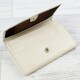image 6 of Personalised Pink Name Cream Leather Purse Cream