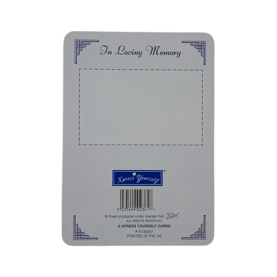 image 1 of In Loving Memory Of Daughter Keepsake Graveside Card