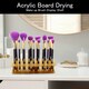 image 3 of Envie Make-Up Brush Holder 15 Hole Upright Head-Up Cosmetic Organiser, Gold