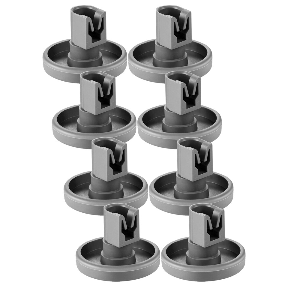 image 1 of SPARES2GO Basket Wheels compatible with Lamona Dishwasher 40mm x 8