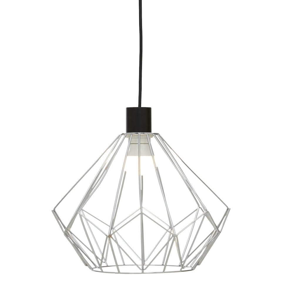 image 1 of Interiors by Premier Wyra Chrome Gold Frame Pendant light