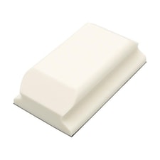 Flexipads World Class Hand Sanding Block Shaped White Pur Grip 70 X 125mm - Multi Colour - 70 x 125mm