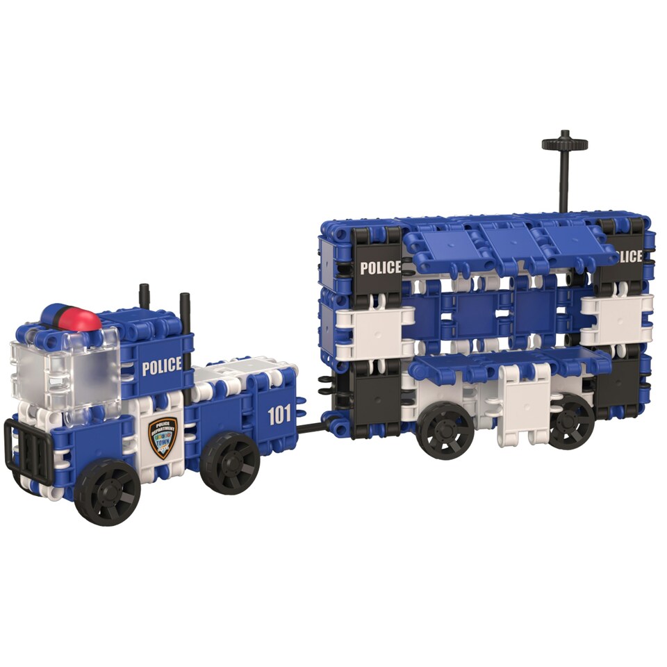 image 1 of Clics Bucket Police Click and Play Bucket 135 Pieces