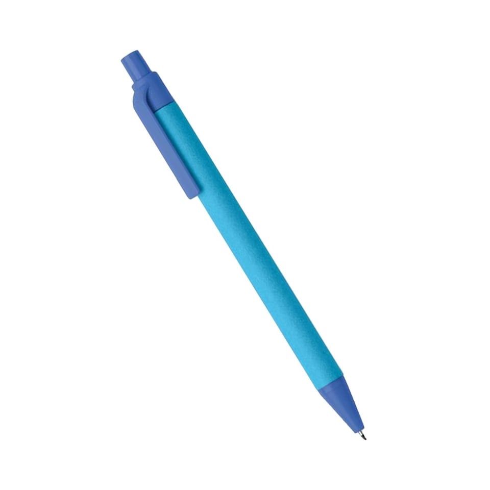 image 1 of MidOcean Cartoon Coloured Ballpoint Pen - Blue - 14cm x 1cm