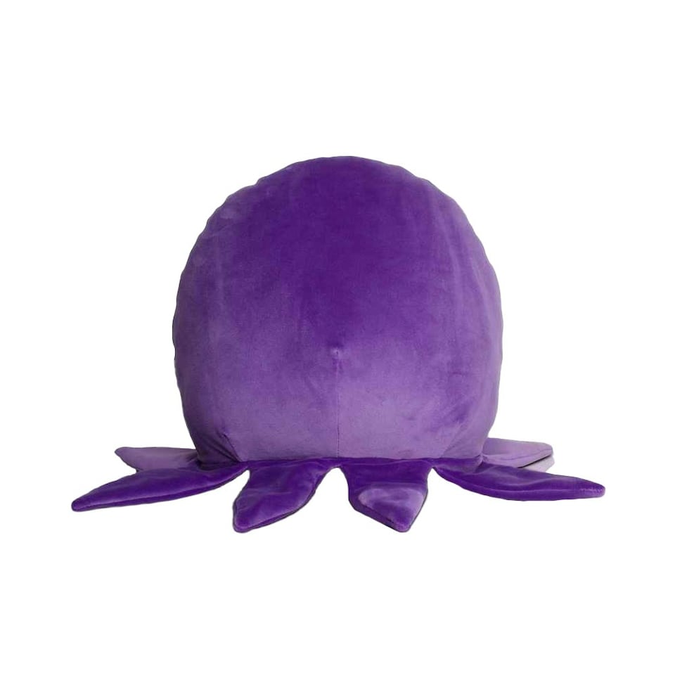 image 1 of Mumbles Squidgy Octopus Plush Toy - Purple - One Size (UTPC5518)
