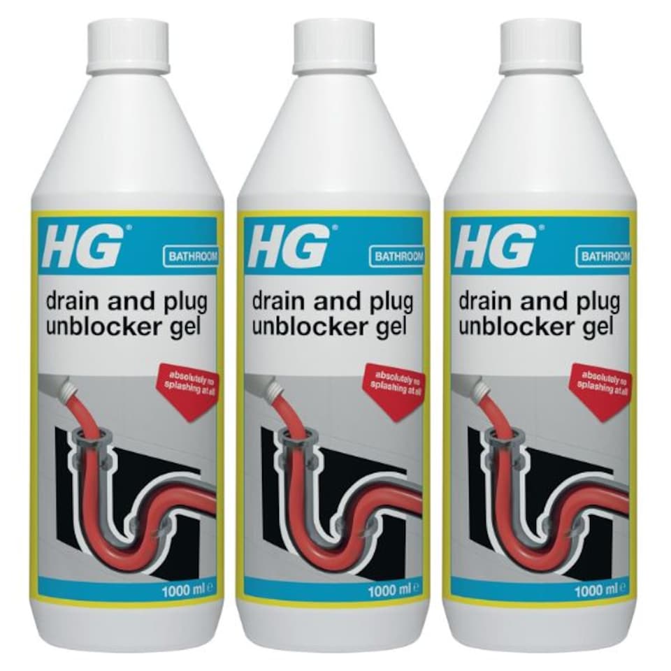 HG - Drain & Plug Unblocker - 1L - 3 Units