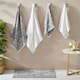 image 4 of furn. Everybody Jacquard Bath Towel Grey