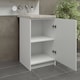 image 3 of JD Greta Kitchen Base Unit 500mm Storage Cabinet With Door Shelf 50cm White Matt with Worktop