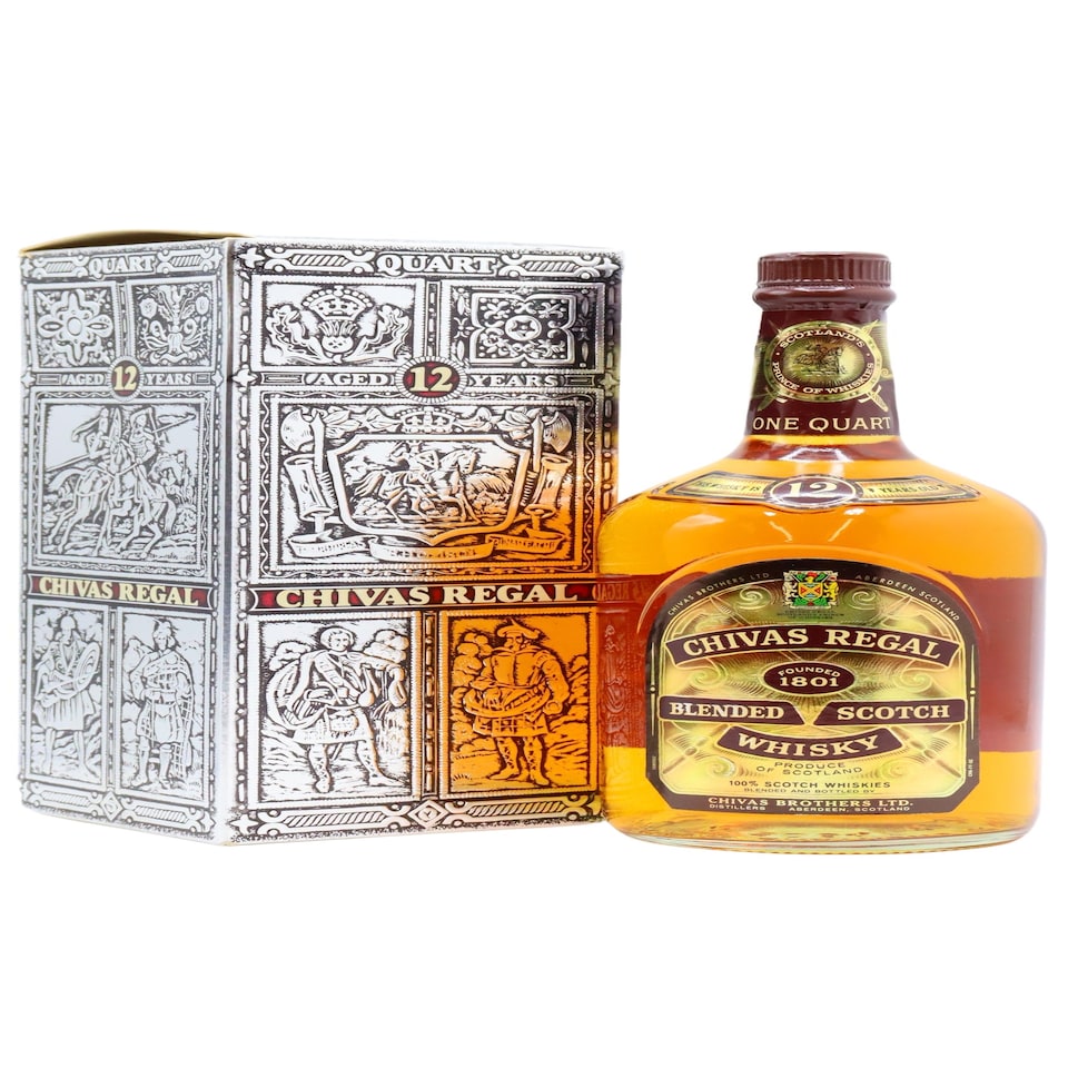 Chivas Regal - One Quart Premium Blended Scotch 12 year old Whisky (1980's Bottling)