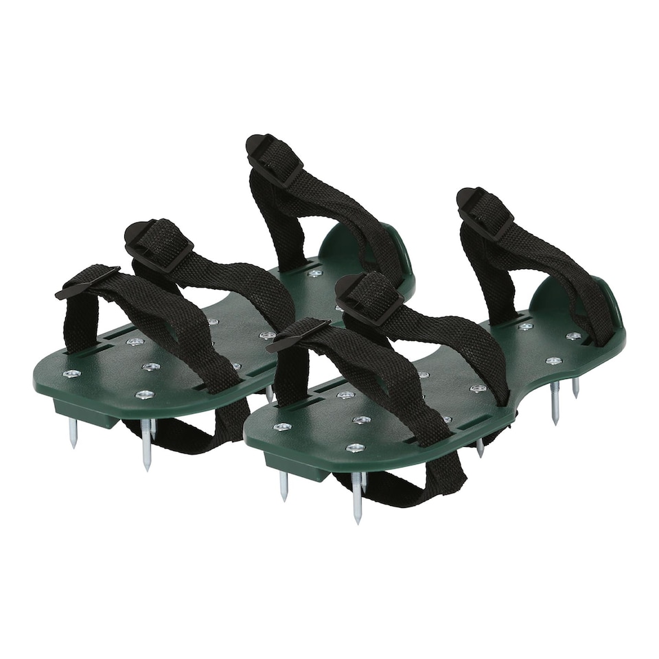 image 1 of Harbour Housewares Lawn Aerator Shoes with Hook & Loop Straps