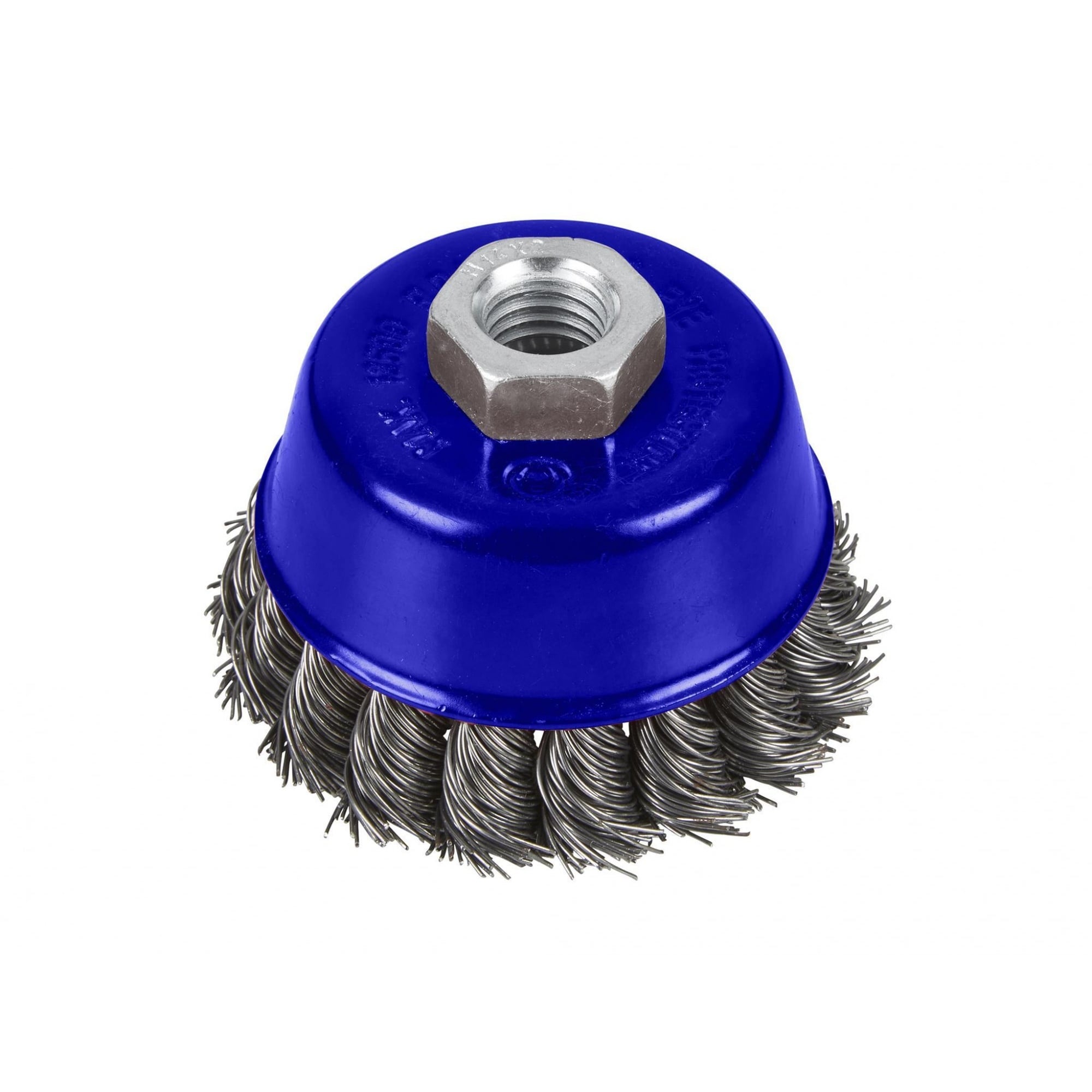 Bluespot Tools Twist Knot Cup Brush Multi Multi Colour 75mm M14 X 2 1