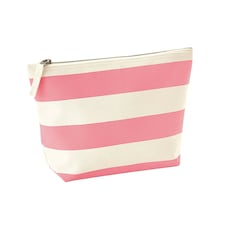 Westford Mill Nautical Accessory Bag - Natural/Pink - One Size Cream