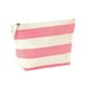 image 1 of Westford Mill Nautical Accessory Bag - Natural/Pink - One Size Cream