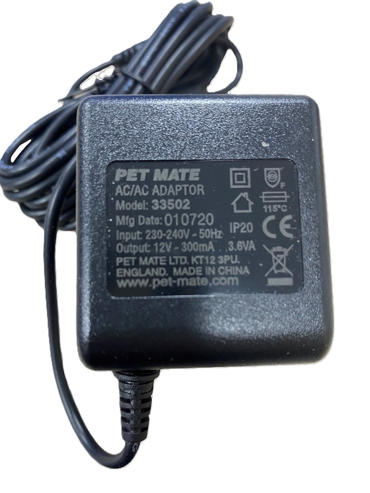 Replacement Power Supply for Cat Mate and Dog Mate Pet Fountain (949)
