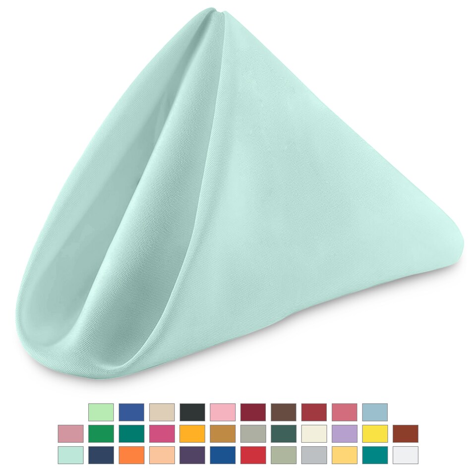 image 1 of 1pc Polyester Table Napkins, Wrinkle-Resistant Cloth Napkin - 20 Inch