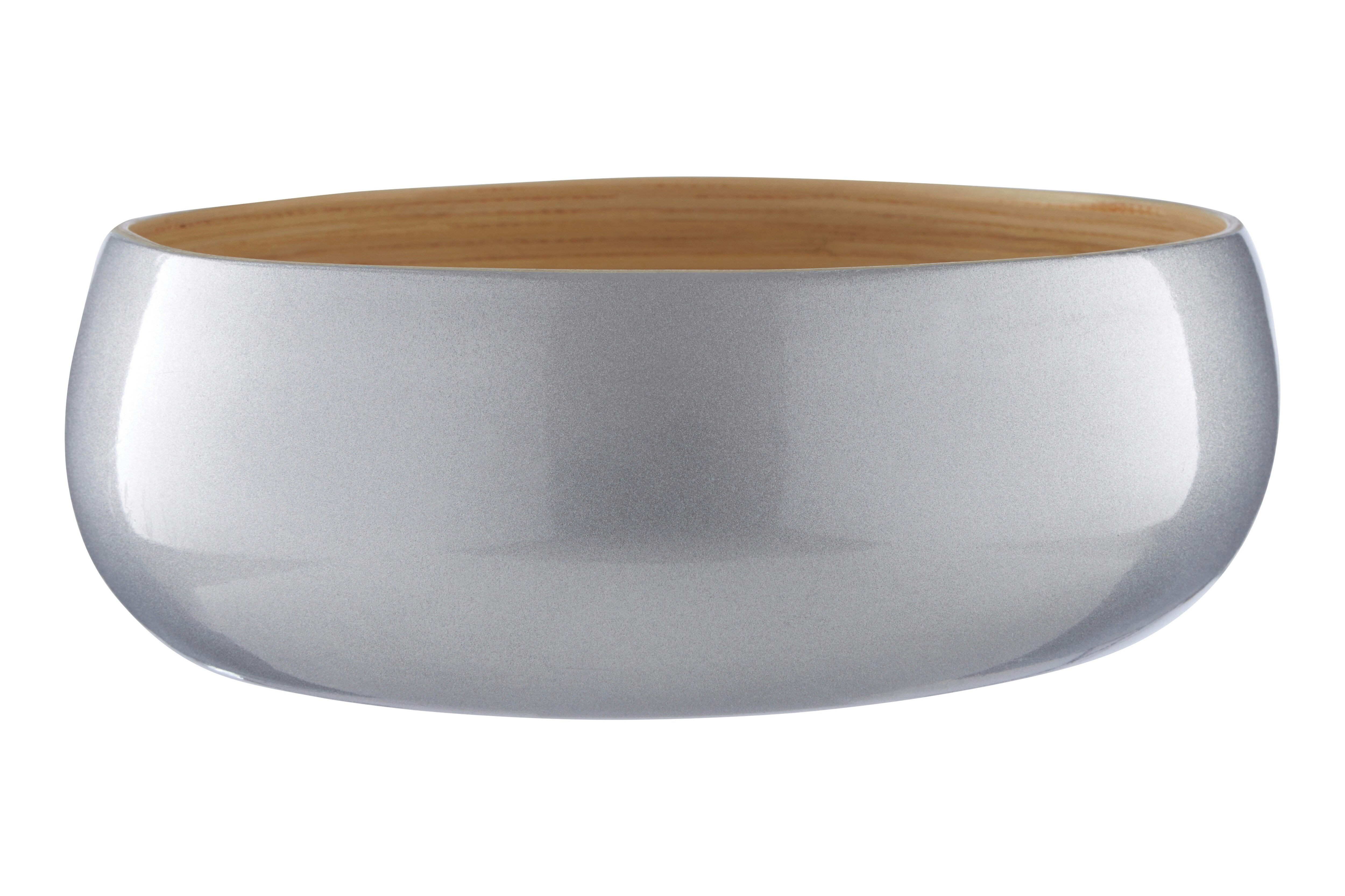 Orsina Kyoto Round Medium Bowl in Silver
