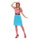 image 1 of Wheres Wally? Womens/Ladies Wenda Costume Set - White/Red/Blue - M (UTSM1097) M