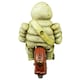 image 3 of Michelin Man Motorcycle Motorbike Bike Mascot Figure Statue Bibendum Cast Iron