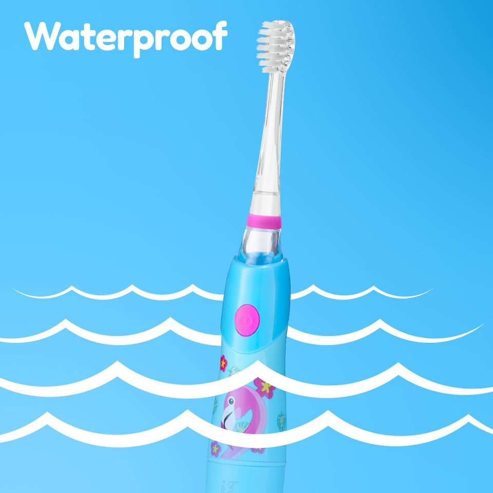 image 1 of Brush Baby Flamingo KidzSonic Kids Electric Toothbrush
