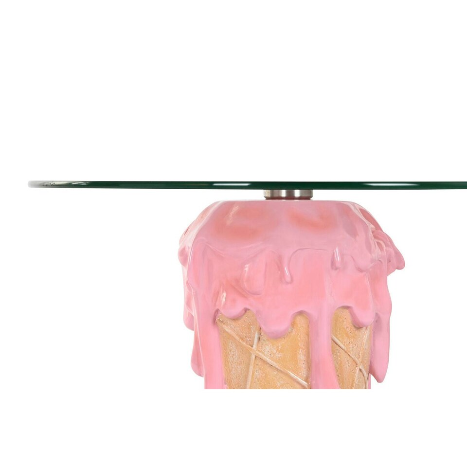 image 1 of Side table Home ESPRIT Pink 48 x 48 x 49 cm N/A