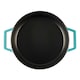 image 4 of Cooks Professional Cast Iron Casserole 28cm Shallow | 4.3L Capacity | Enamelled Inside & Out | Graduated Teal
