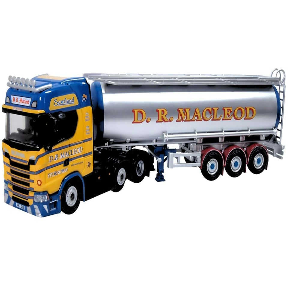Oxford Diecast Scania S Series Cylindrical Tanker D R Macleod