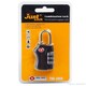 image 2 of TSA Approved Black 3 Combination Travel Suitcase Luggage Padlock Black